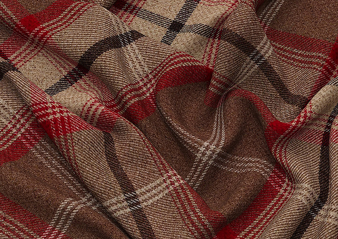 Highland, Rosso - Roman Blind - Image 4